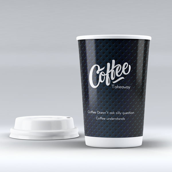 لیوان بیرون بر دوجداره کاغذی ۲۷۰-۳۶۰ سی سی کلاسیک (بدون در)