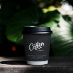 لیوان کاغذی دوجداره مشکی