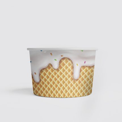 ظرف بستنی با طرح نان بستنی