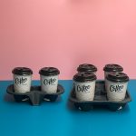 هولدر لیوان مشکی 2 تایی و 4 تایی