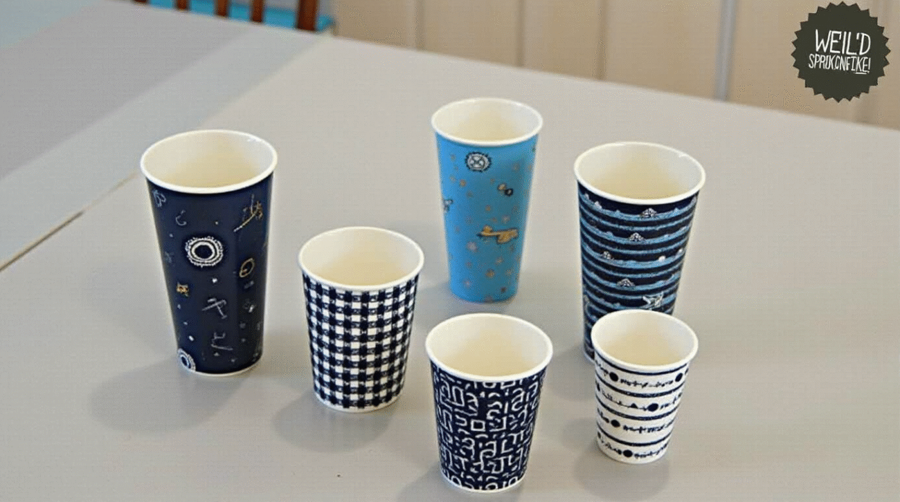 تم تولد پسرانه جدید لاکچری با لیوان کاغذی