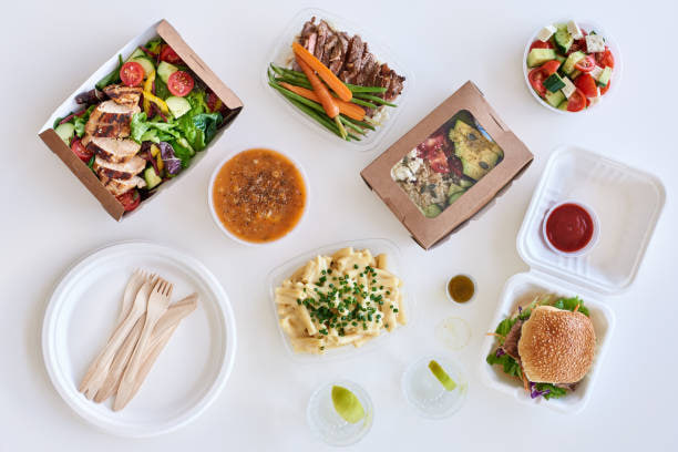 سایز انواع ظروف بیرون‌بر برای رستوران‌ها