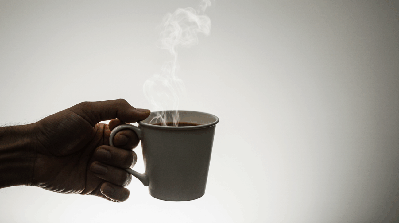 نوشیدنی داغ در لیوان یکبارمصرف